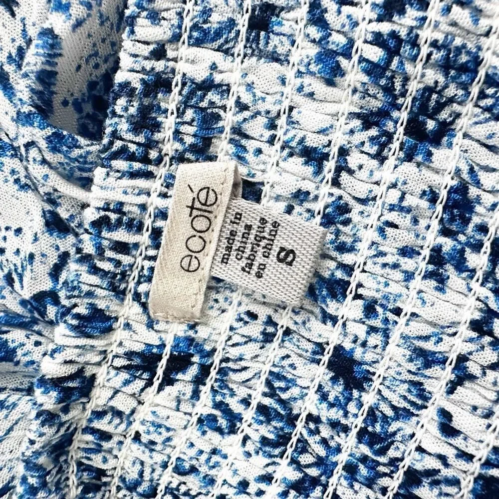 ECOTE x URBAN OUTFITTERS | Blue Maxi Dress Cutout Sides‎ Shipwreck | Size Small